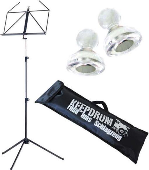 Actual product image K&M 100-1 Music stand with bag with 2 magnets