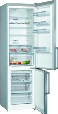 Produktbild Bosch Hausgeräte Serie 4 KGN397IEQ Kühl- und Gefrierkombination Freistehend 368 l E Edelstahl (368 l)