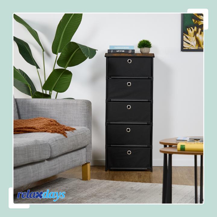 Image du produit Relaxdays Commode (43 x 33 x 105 cm)