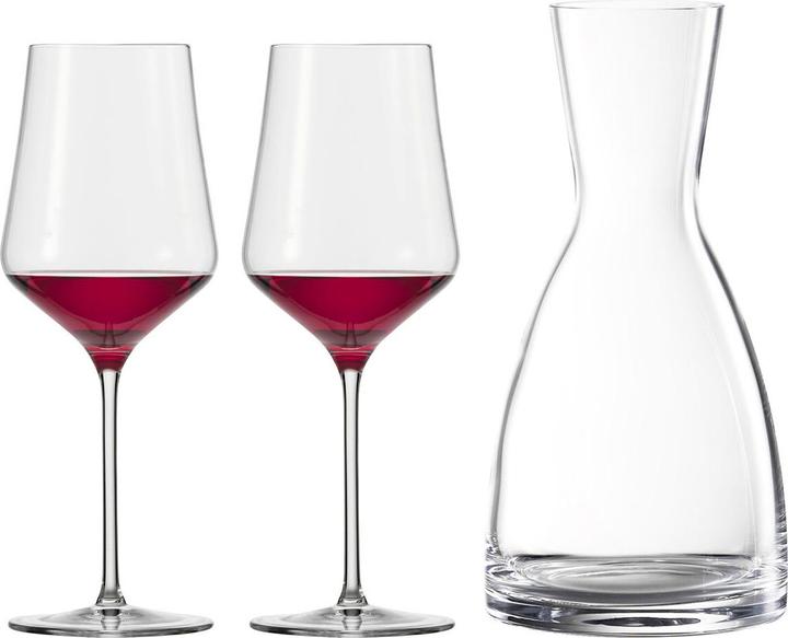 Eisch Geschenkset Sky Rotw.2St&Kar (3 Gläser, Rotweingläser)