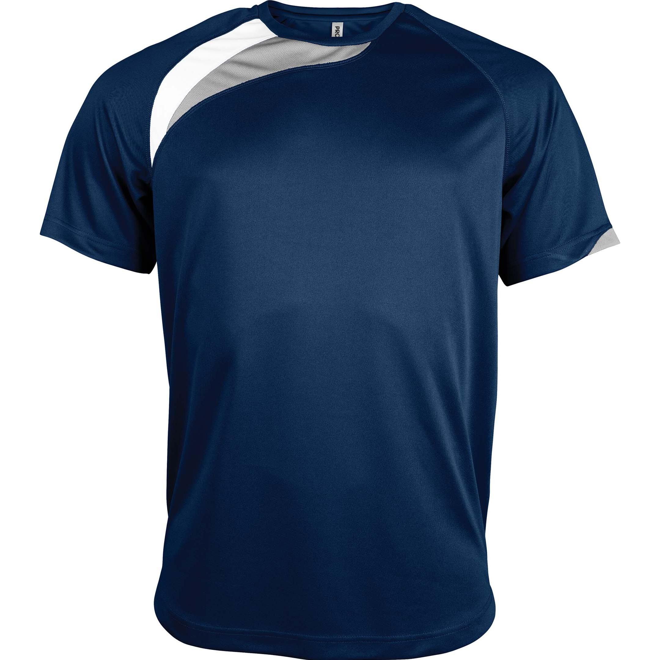 Proact, Herren, Sportshirt, polyester (XL), Grau, Blau, Weiss, XL