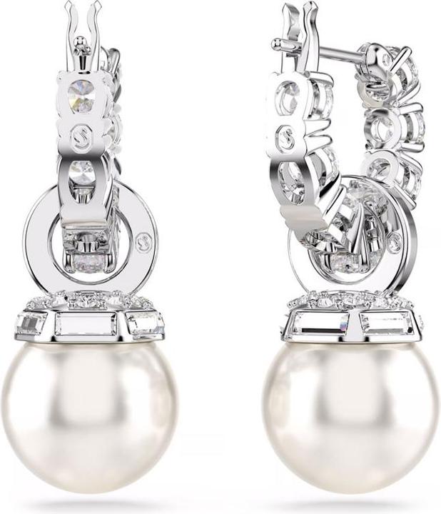 Immagine prodotto Swarovski Matrix Drop Ohrhänger Kristallperle Rundschliff Weiss (Metallo Swarovski)