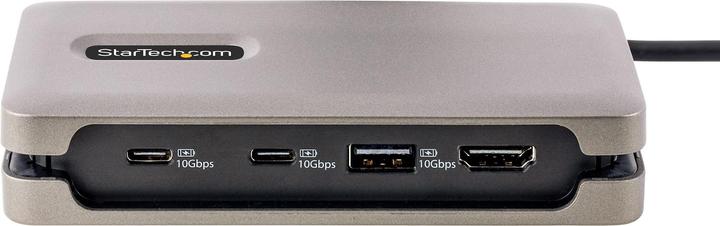 Produktbild StarTech com DKT31CH2CPD3, Cablato, USB 3.2 Gen 2 (3.1 Gen 2) Type-C, 100 W, 10,100,1000 Mbit/s, Gri (USB-A, 2 Ports)