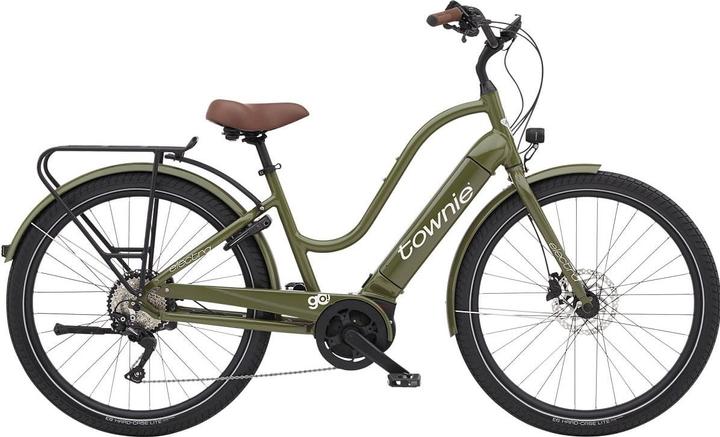 Actual product image Electra Townie Path Go! 10D Step-Thru Olive