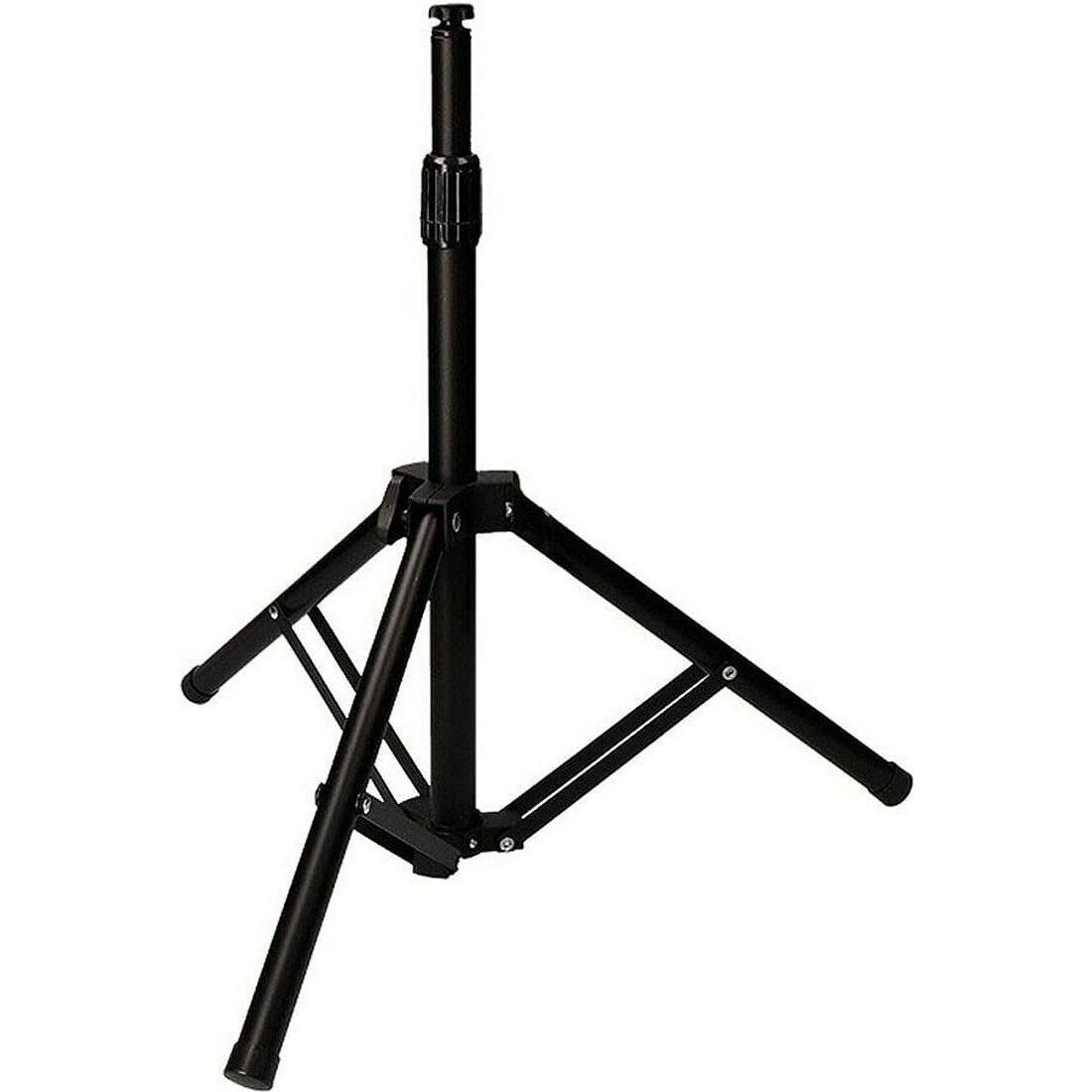 EDM Tragbares Stativ 70335 (68 cm), Treppiede per lampade + flash, Nero