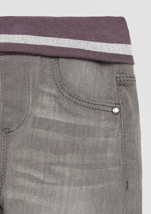 Actual product image S.Oliver Jeans-Hose Wärmende Jeans mit Glitzer-Umschlagbund (80)