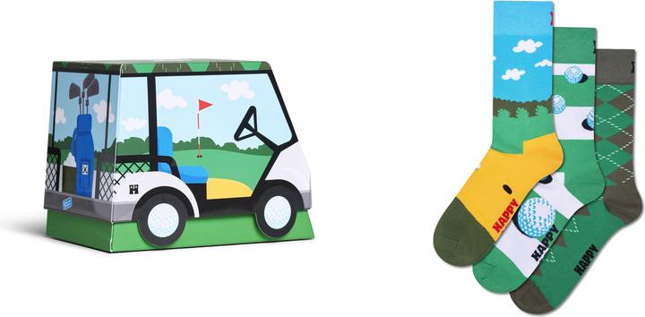 Produktbild Happy Socks Golfsocken 3er Pack Geschenkset 41-46 (3er Pack, 41 - 46)
