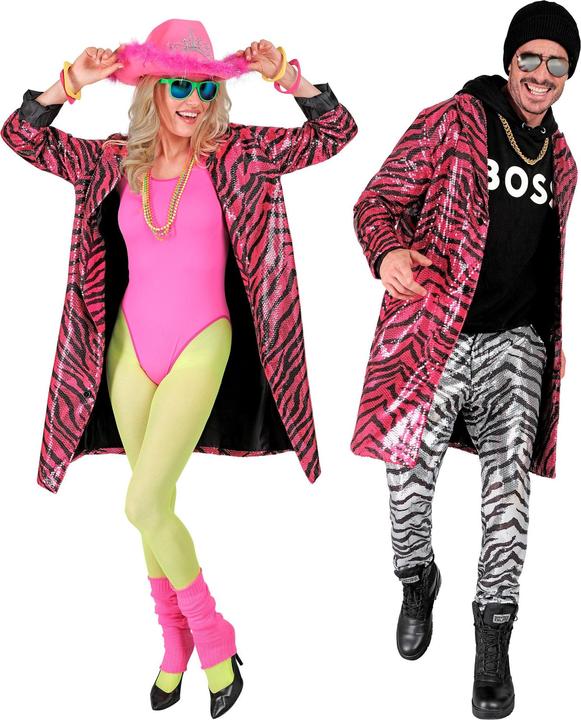 Immagine prodotto Widmann Cappotto di paillettes con motivo zebrato rosa (S, M)