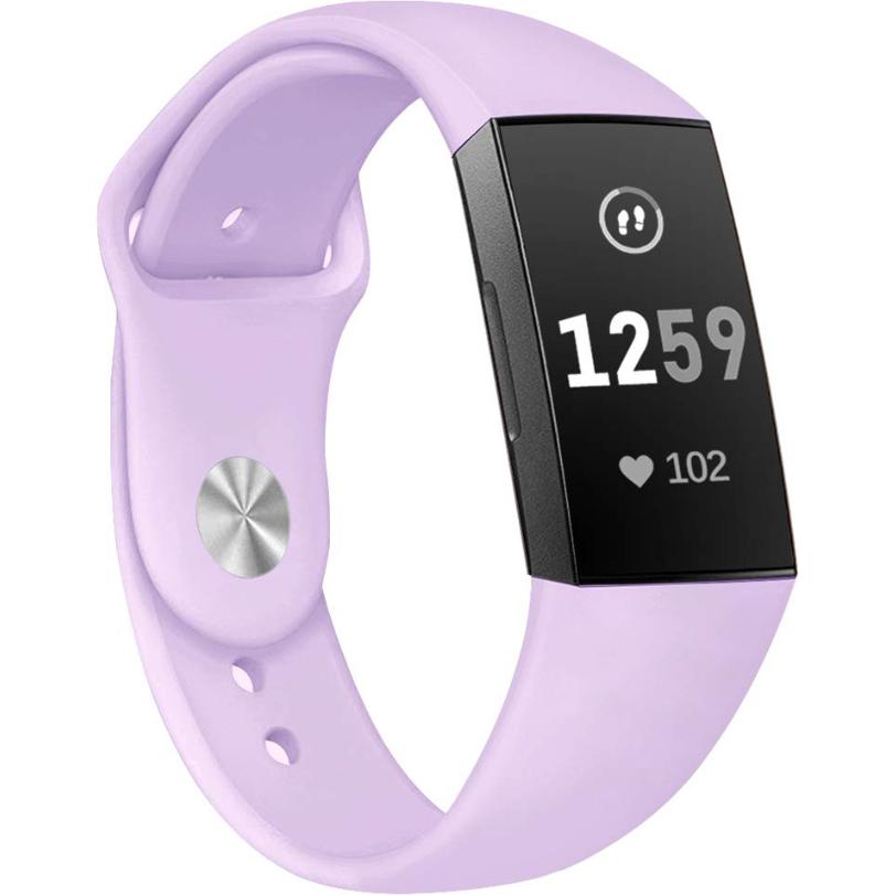Strap-it Sportarmband (Silikon, Charge 3), Uhrenarmband, Violett