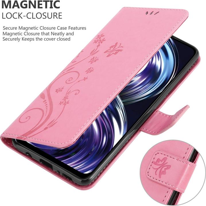 Immagine prodotto Cadorabo Copertina a libro floreale per Realme 8i / Narzo 50 4G (Realme 8i)