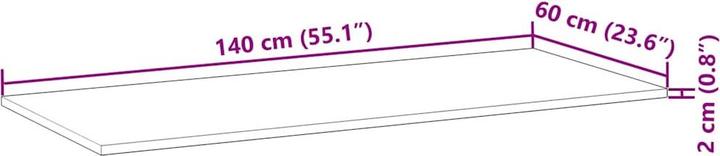 Produktbild vidaXL Serene Springs (140 x 60 x 2 cm)