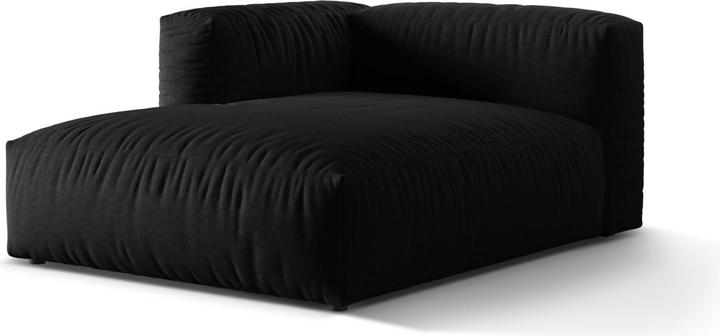 Image du produit Micadoni Chaise longue modulable gauche, "Martina", 1 Place, 176x123x75 Fabriqué en Europe (Recamière)