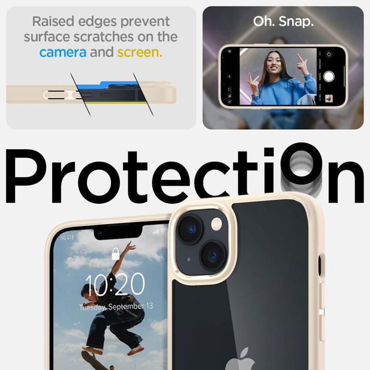 Actual product image Spigen Ultra Hybrid Case for Apple iPhone 14 Plus - sand beige (Apple iPhone 14 Pro)