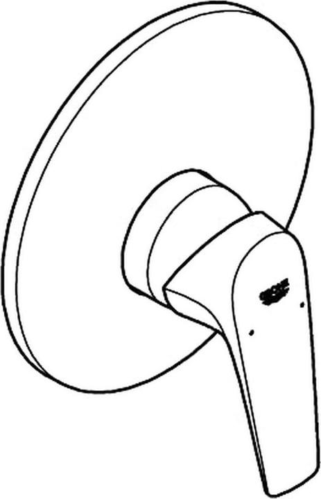 Image du produit Grohe Robinet de douche encastré Start Flow, corps d'encastrement inclus