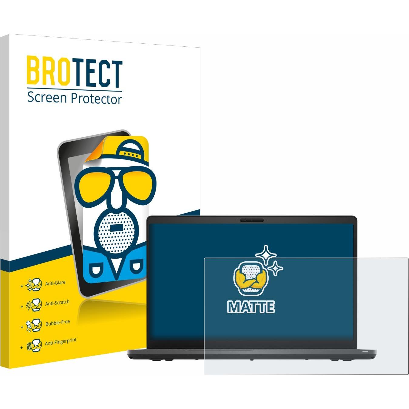 BROTECT Entspiegelungs-Schutzfolie Displayschutz Matt (15.60", 16 : 9), Notebook Schutzfolie
