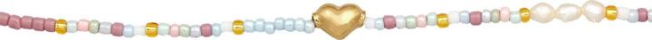 Immagine prodotto Elli Cuore, multicolore, collana di perle (Perle coltivate d'acqua dolce, Nessuna pietra, Argento 925 placcato oro, Vetro, Plastico, 36 cm)