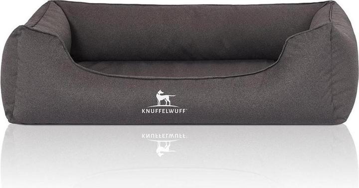 Immagine prodotto Knuffelwuff Cuccia per cani Leon Velour XL, 105 x 75 cm, antracite (Cane)