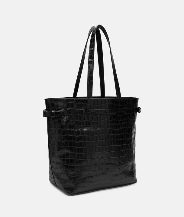 Produktbild Liebeskind Berlin Schoudertas Shopper Lora Croco Tote Bag Black Zwart