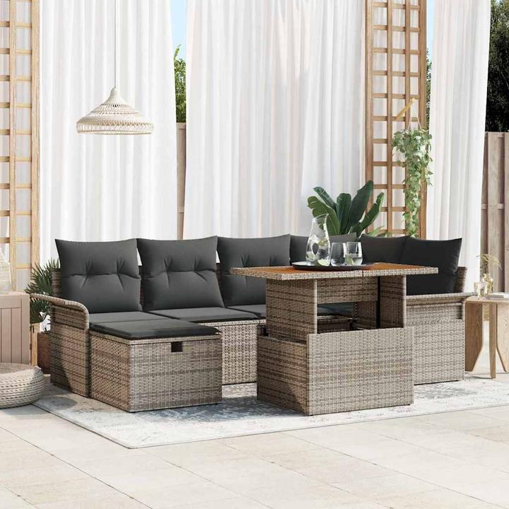 Actual product image vidaXL Garden sofa set