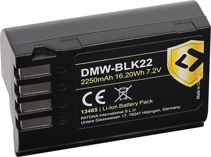 Image du produit Patona Protéger la batterie DMW-BLK22 (Batterie de l'appareil photo)
