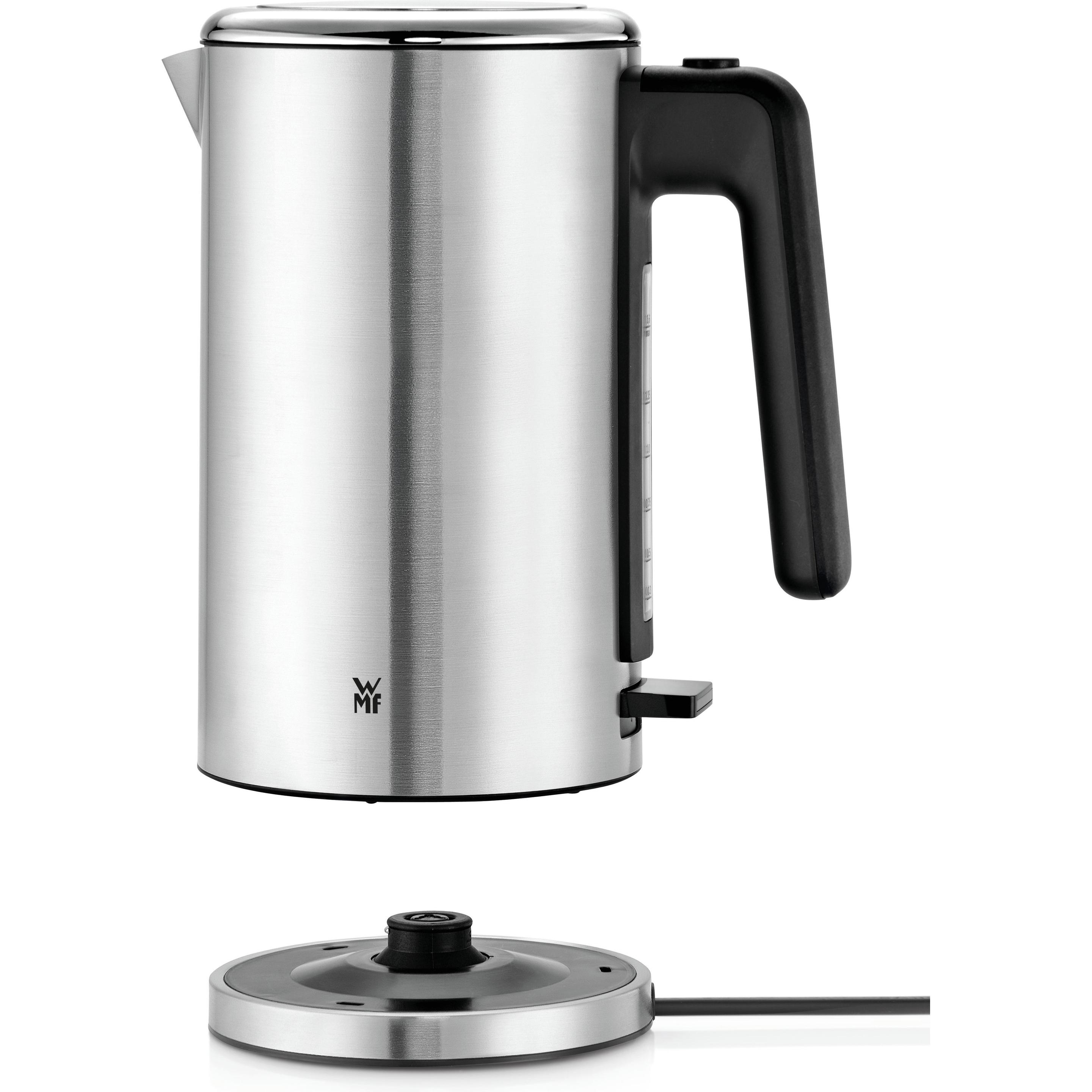 Wmf Argento/Nero Bollitore Lono Da 1,6 L In Acciaio Inox (413130011), Bollitore,
