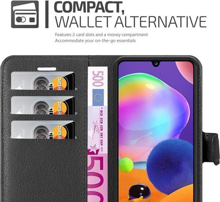 Actual product image Cadorabo Book with stand function cover (Samsung Galaxy A31)