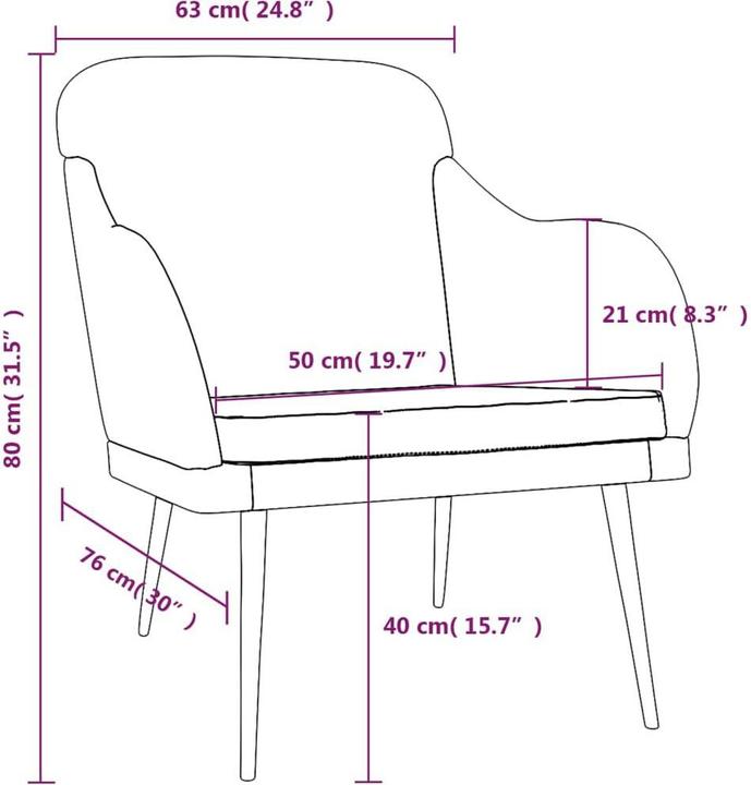 Produktbild vidaXL Sessel