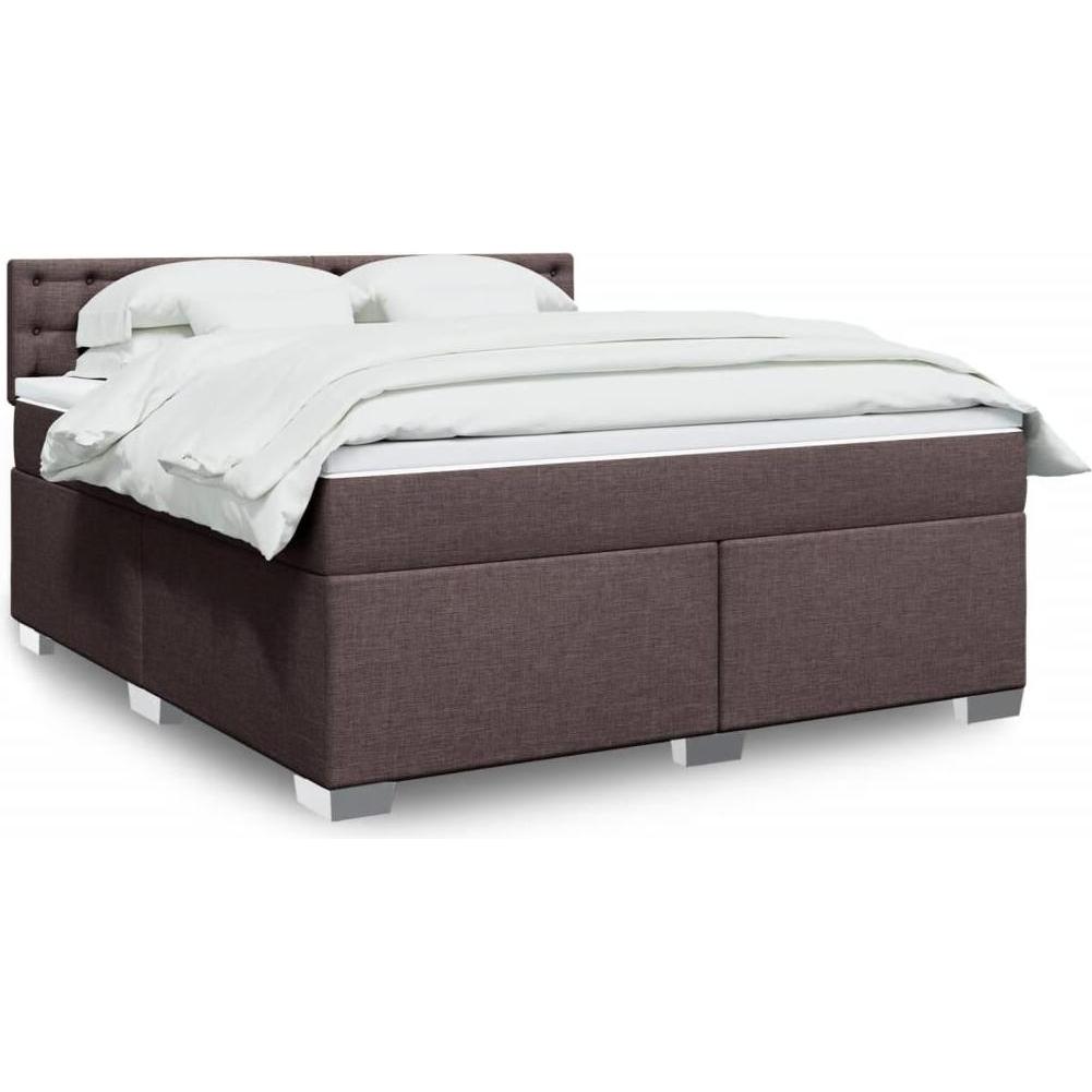 VidaXL, Bett, Bo x springbett mit Matratze 180 x 200 cm Stoff (180 x 200 cm)