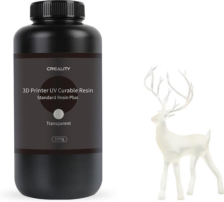 Actual product image Creality Resin Plus 1 kg, Transparent (Transparent, 1000 g)