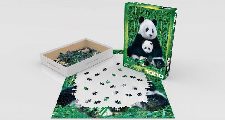 Image du produit Eurographics Panda et bébé (1000 pièces)