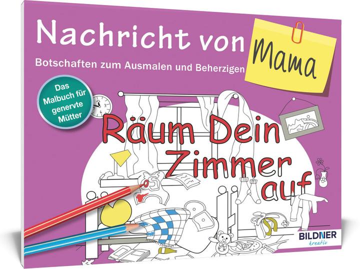 Produktbild Das Malbuch für Erwachsene: Nachricht von Mama!