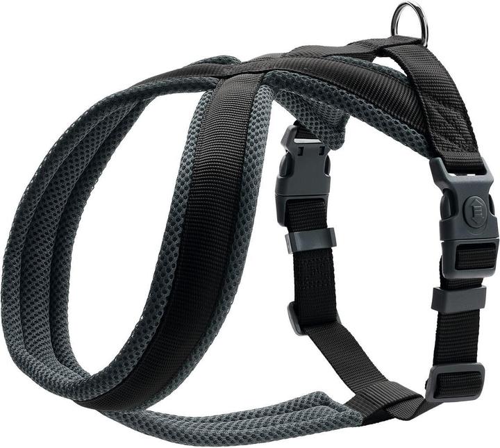 Hunter Geschirr London Comfort, M, Schwarz, Hundegrösse: M (M, Hund, Allgemein)