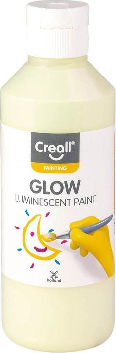 Produktbild Creall Glow in the Dark Verf Groen-Geel, 250ml (250 ml)