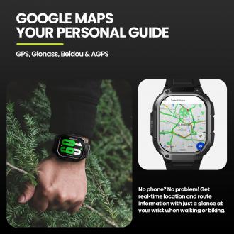 Actual product image Zeblaze Thor SQ Smartwatch - Black (4G)