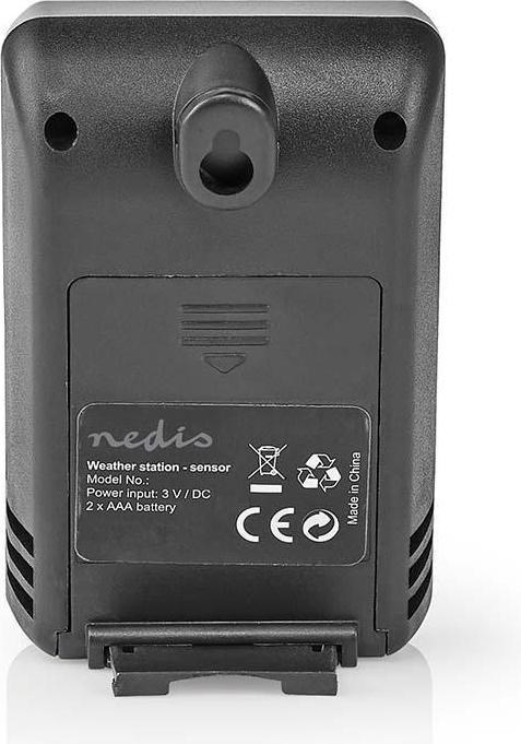 Image du produit Nedis Station météo - alarme - hygromètre - capteur extérieur - noir/argenté