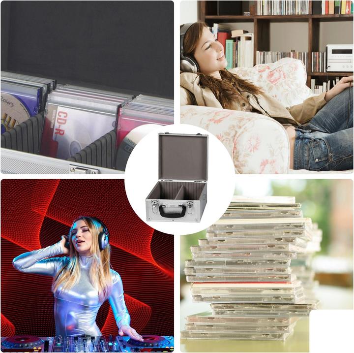 Immagine prodotto Perel CASSETTA PER CD - 290 x 265 x 183 mm - 12 L - 40 CD