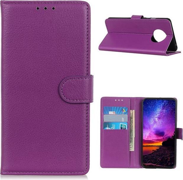 Actual product image MU Classic Litchi Leather Bookcover Series (Xiaomi Redmi Note 9T 5G, Xiaomi Redmi Note 9 5G)
