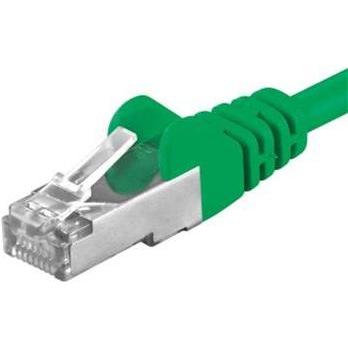 PremiumCord Patch kabel CAT6a S-FTP, RJ45-RJ45, AWG 26/7, zelenÃ¡ (S/FTP, CAT6a, 5 m), Netzwerkkabel