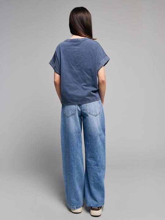 Image du produit Jonen Jeans large avec rivets étoilés (140)