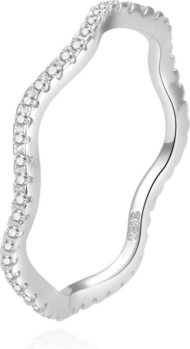 Produktbild Beneto Original silver ring with clear zircons AGG226 - Circuit: 52 mm (L) (52, 925 Silber)