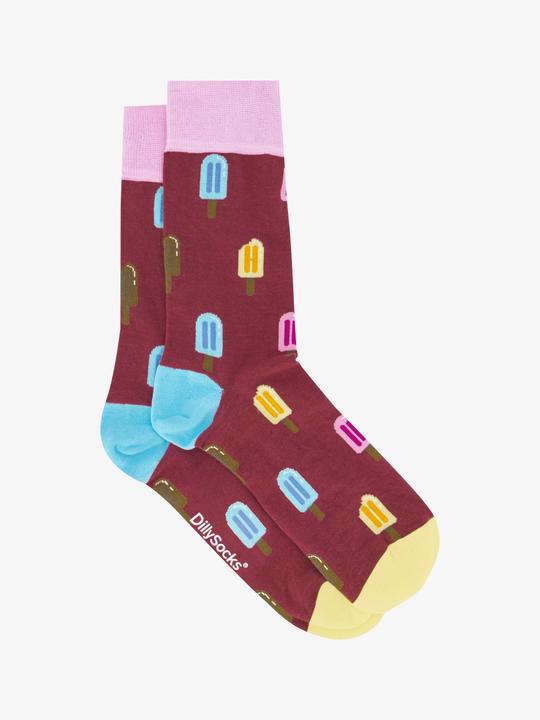 DillySocks Tutti gridiamo per il gelato (Confezione singola, 36 - 41)