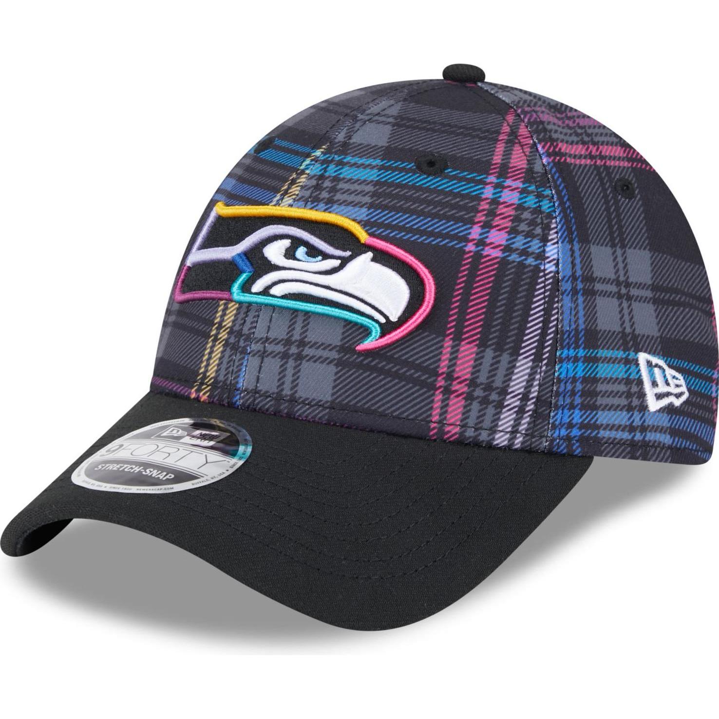 New Era, Herren, Cap, Seattle Seahawks Crucial Catch 9Forty Snapback Cap, Mehrfarbig, (One Size)