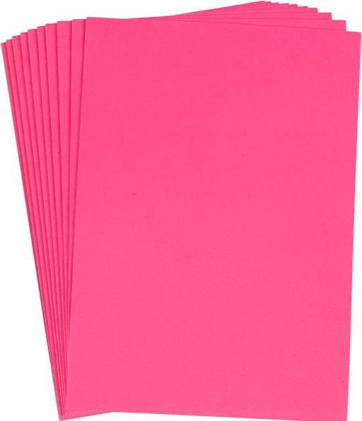 Produktbild Creativ Company EVA Foam Vellen Roze A4, 10st.
