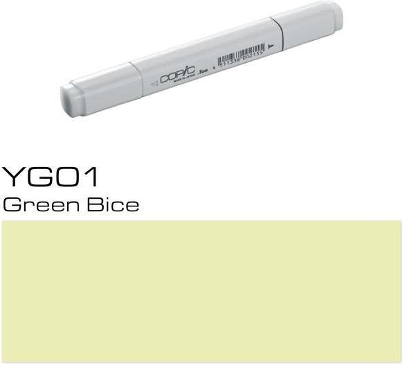 Actual product image Copic Graphic marker Classic type YG - 01 (YG01 - Green Bice, 1 x)