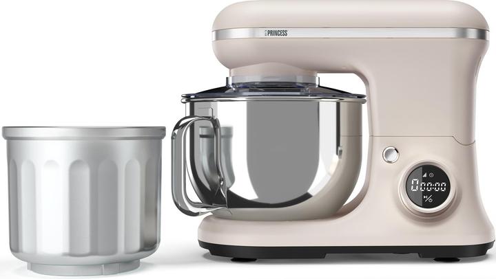 Productafbeelding Princess Keukenmachine 1200 W crèmewit, roestvrij staal