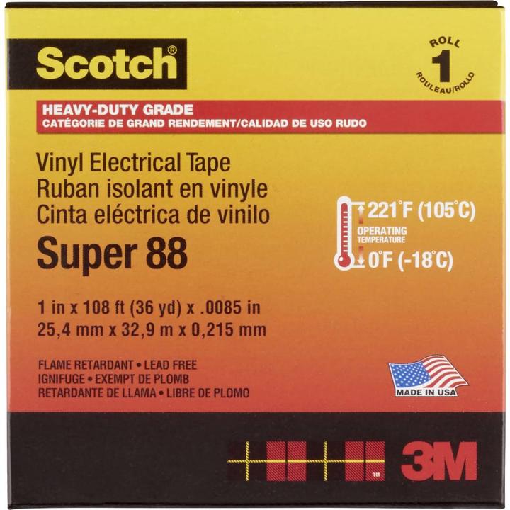 Produktbild 3M Scotch Super inyl ElektroIsolierband m (25 mm)