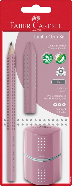 Actual product image Faber-Castell Jumbo Grip Set (1 mm, B, 1 x)