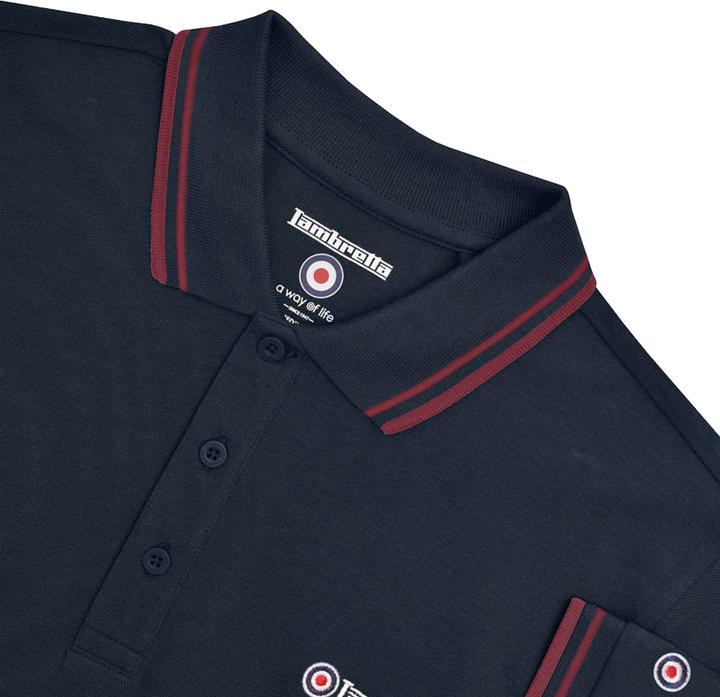 Produktbild Lambretta Poloshirt Gross und Hoch (S)