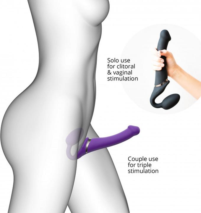 Produktbild Strap-on-me Vibrating Bendable Strap-on