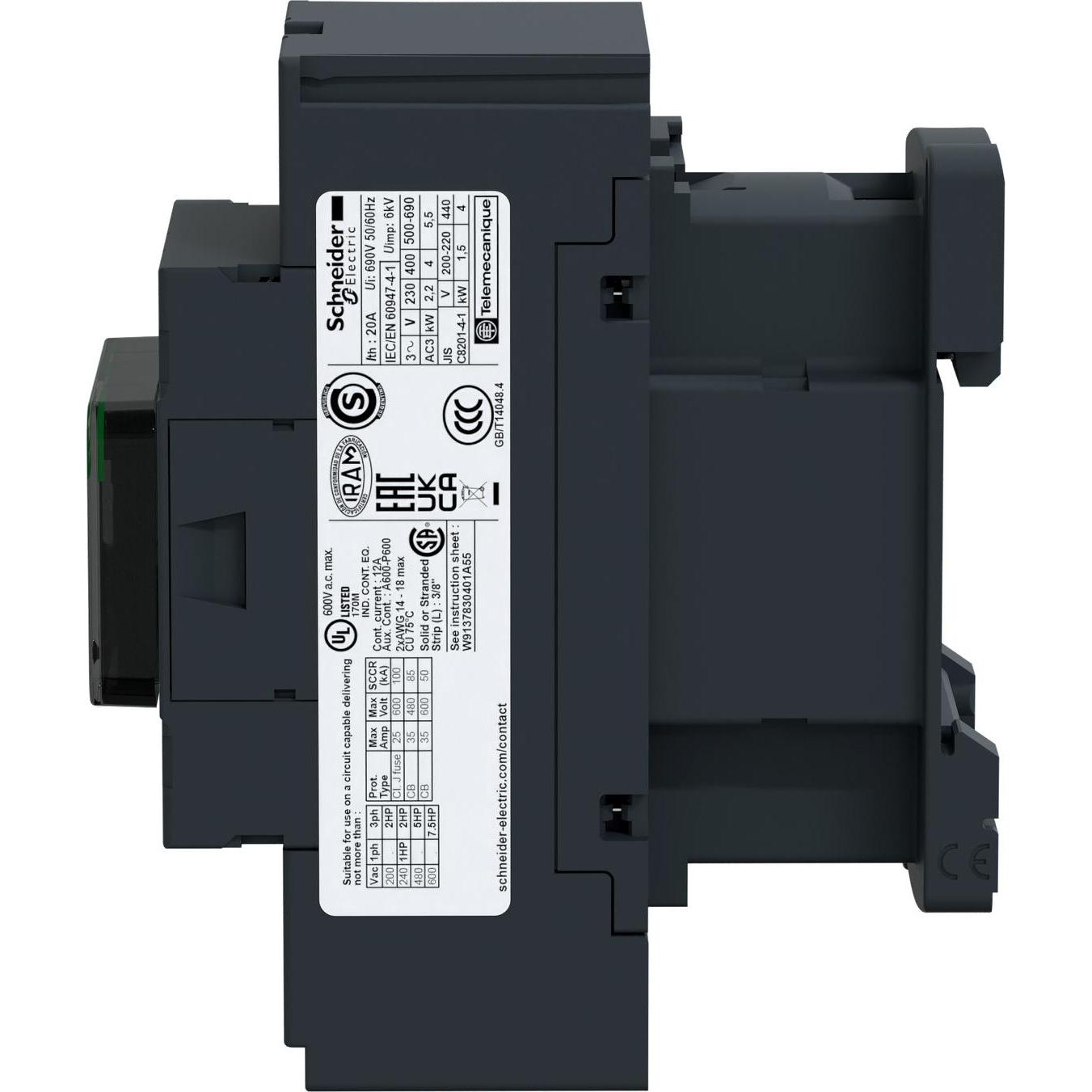 Thumbnail - Schneider Electric CONT 18A 220VDCfsttm, Relais